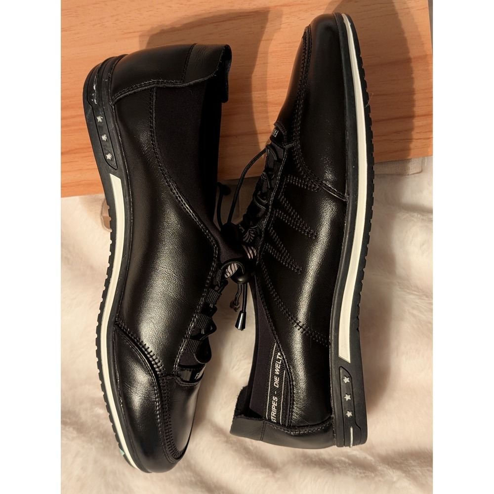 SG Fashion Men's Black Leather Lace Up Casual Driving Shoes Size 8.5  or 9‎ - Picture 9 of 11